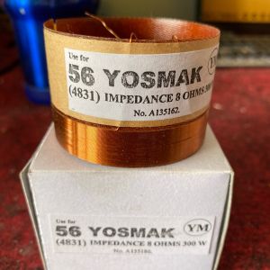 ว้อยลำโพง ลำโพง10 12 15นิ้ว  เบอร์56 ขนาด 56มิลลิเมตร วอยซ์ลำโพง OBOM 4831 4894 4899 56mm. ทองแดง2ชั้น