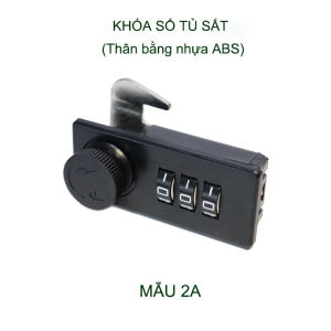 Khóa số tủ sắt đựng tài liệu bằng nhựa ABS 3 mã số có thể thay đổi được