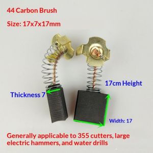JJT Universal Carbon Brush for Electric Tools Including Angle Grinder Hammer Drill Concrete Breaker Cutter Polisher Chain Saw and More
