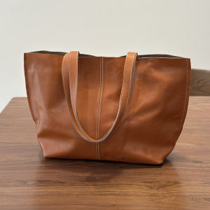 BeeGreen Women High Quality Genuine Leather Shoulder Bag Large Capacity Commuter Bag Elegant Underarm Bag
