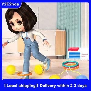 【Local shipping】 1PCAnkle Jump Rope Skip Ball Glowing Skipping Toy For Kids Adults Swing Ball Safe Colorful Fun Ankle Jump Rope For Kids