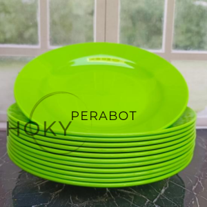 6 PCS piring makan 9 inch plastik terlaris paling best selelr gratis bubble