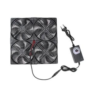 24cm Ventilation Fan Set 2750rpm Variable Speed for DIY Projects and Electronic Ventilation Exhaust Fan