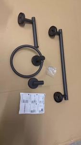 2026 Hot Sale [ Shipped from China ] Stainless steel bathroom accessories towel rack set bathroom hardware accessory set complete bathroom towel rod set B3