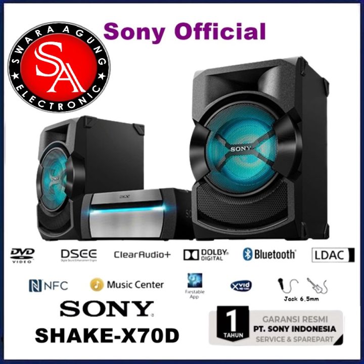 Home Audio System Speaker SONY Type: SHAKE X70 (Khusus Medan