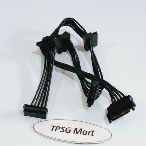 Cáp chia Sata 1 ra 5 (1 đầu Đực ra 5 đầu Cái) / Cáp dài: 50Cm (Đầu Thẳng)