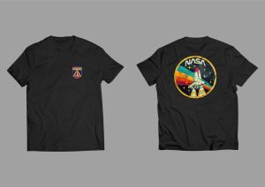 T-shirt Kaos Streetwear Motif Nasa Kecil Distro Pria Dan Wanita Dewasa Lengan Pendek Size M L XL XXL Oversize Casual Surfing Skate Simple Terbaru Bahan Katun Combed 24s Premium Lembut & Nyaman Trendy