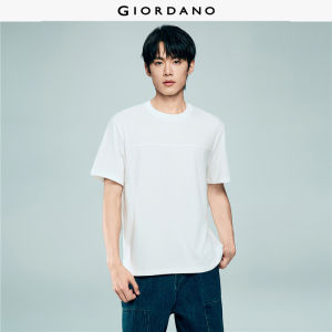 Giordano Beau Monde Men Men Seam Detail T-Shirt Free Shipping 13026243