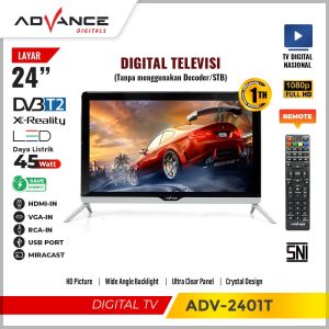 Advance Televisi Digital LED Full HD TV 24 inch - ADV2401T - FREE ONGKIR Jabodetabek