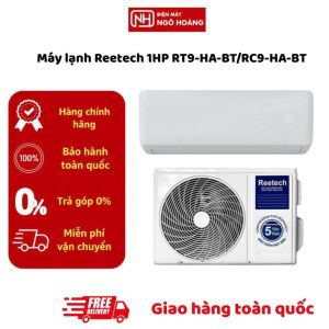 RT9-9000BTU - Máy Lạnh Reetech 1HP RT9-9000BTU 1 Chiều Làm Lạnh Nhanh Tiết Kiệm Điện Vận Hành Êm Ái Chính Hãng