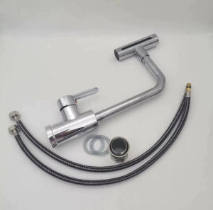 4 in 1 Kitchen faucet pull-out wash basin sink hot and cold pressurized shower head hot and cold faucet rotating