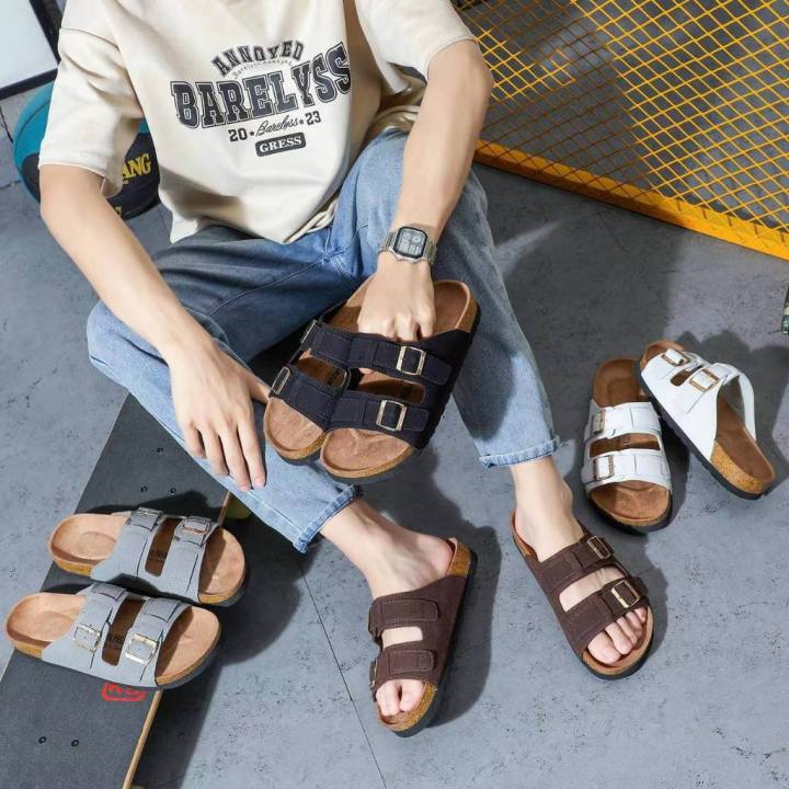 SHUTA （LJ927）Men's Premium Flat Sandals Made in Germany Fashion Sandals  Fashion slippers Lazada PH