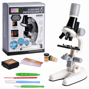 1200X Microscope Children Homeschool Science Educational Toys For Kids Toy Refined Biological Micros