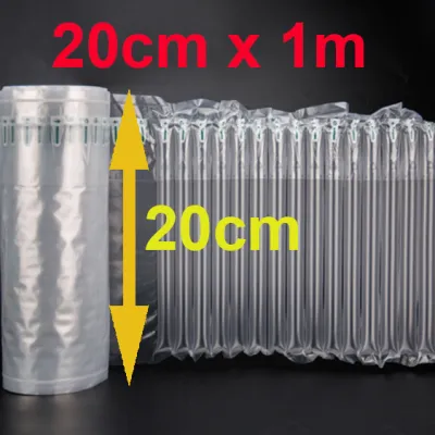 Inflatable air column bubble wrap packaging (15cm-35cm) x 1m
