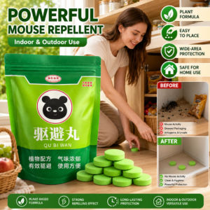 Strong Mouse Repellent Pellets Indoor Outdoor Rat Deterrent Effective Long Lasting Pest Control Rodent Repellent Balls