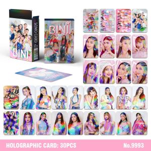 420/92/30 PCS/Set Bini Lomo Photocards Jollibini Card Box Holographic Idol New Postcard Kpop LomoCard Sticker Gift Stacey Mikha