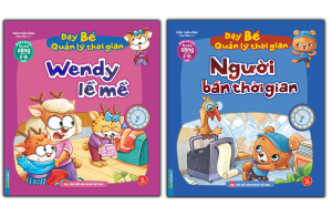 Sách - Combo 2c - Rèn luyện kỹ năng sống cho trẻ (2-10 tuổi) - Wendy lề mề & Người bán thời gian