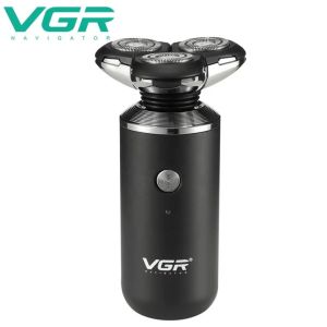 [ORI] VGR Shaver V317 Model Beard Trimmer Beard Cutting Machine Professional Mens Shaver USB Rechargeable 3 Cutting Blades