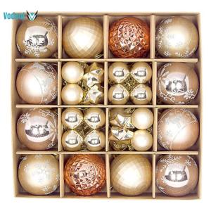 44Pcs Christmas Ball Ornaments Christmas Tree Ornaments Christmas Hanging Balls [Vodool Official Center]