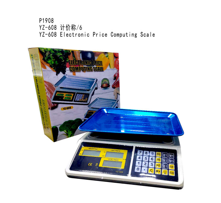 Price computing scale 1kg to 40kg Rechargeable Digital | Lazada PH
