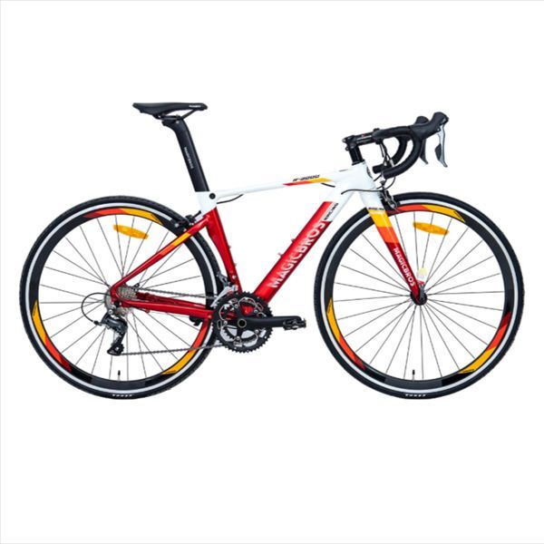 Xe đạp đua MagicBros Racing R3000 tay cong màu Trắng đỏ siêu đẹp siêu ...