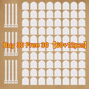 60pcs Faucet Filter Cotton Universal With T-Strap Anti-Splash Thickened Tap Faucet Filter Cotton