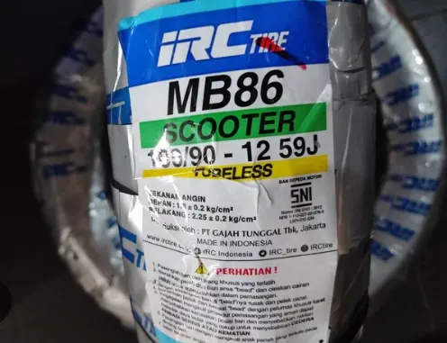 Ban Motor IRC MB86 Tubeless 100/90-12 + Pentil untuk Scoopy | Lazada ...