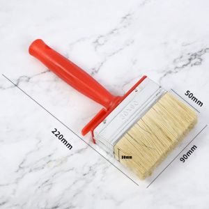 QEARC Dày Cọ vẽ Gia cố đinh tán Tay cầm bằng nhựa Bàn chải tường lông mềm Đa chức năng Thoa đều Dụng cụ chải tường Loại bỏ tro