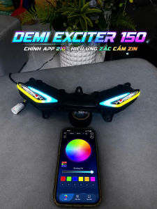 Demi i8 Exciter 150 chỉnh APP mẫu 2 mí zắc cắm như zin.