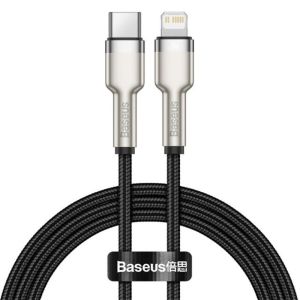 Cáp sạc nhanh Baseus Cafule Metal Series Type C to Lightning 20W cho iPhone - CATLJK