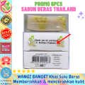 PROMO 6Pcs SABUN SUSU BERAS THAILAND Original BPOM - Sabun Pemutih Badan dan Wajah - Sabun Penghilang Bekas Jerawat - Sabun Beras K Brother Thailand - Sabun Rice Milk Soap - Sabun Muka Penghilang Flek Hitam - Sabun Cuci Muka - Sabun Mandi Batang -bisa COD. 