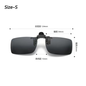 Clip On Sunglasses Polarized Glasses Cover Fit Prescription Optical Glasses For Outdoor Driving Cycling Fishing Travel