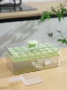 Press Ice Cube Mold Household Ice Tray Ice Storage Frozen Ice Cube Model Refrigerator Ice Storage Making Grinding Tool Artifact [ Free Shipping ]