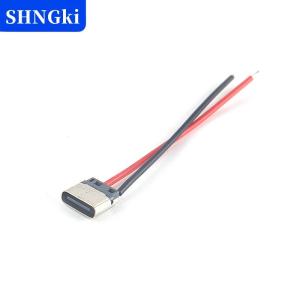 [COD] 🔥🔥🔥SHNGki 5pcs USB Loại-C 2P hàn dây nữ nối cáp cho điện thoại di động sạc