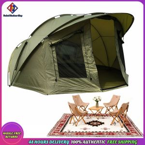 Vodool 210D Oxford Fishing Tent Rainproof Bikepacking Tent Lightweight Tent for Camping Hiking Cycling