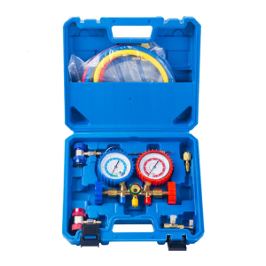 Heavy Duty Air Conditioning Service Coolant Air Conditioning Gauge Set for R134a R22 R404 R407 R410 Accessories