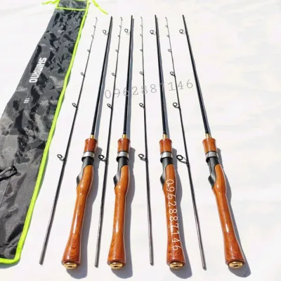 cần câu lure ul cán gỗ cần lure cao cấp siêu bền 1m681m81m98