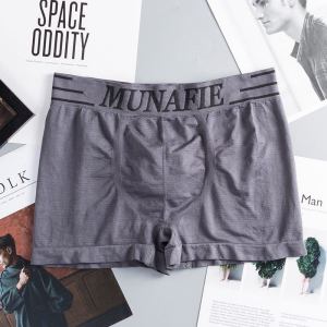 MOLAN Liền mạch của nam giới Boxer Briefs cao thoải mái co giãn thoáng khí nhanh khô đồ lót