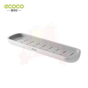 ECOCO Bathroom Storage Rack Shelf Toilet Wall  Storage Free Perforated Wall-mounted Toilet Shower Storage Organizer