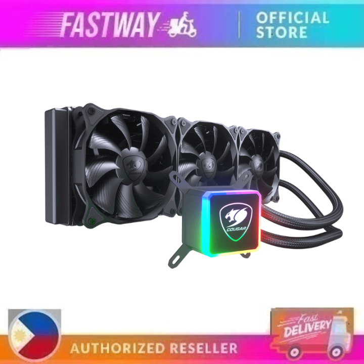 COUGAR AQUA-120/240/280/360 AIO RGB CPU-LIQUID COOLER FOR INTEL/AMD (2 ...