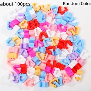 BEIBEI 100pcs Plastic Material Balloon Sealing Clips High Quality Colorful Balloon Clamps Celebration Accessories Useful Design Balloon Decoration Accessories Wedding