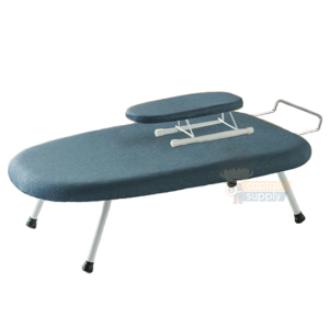 (SG Seller) ★ Portable Foldable Desktop Ironing Board ★ WIth Iron Rack Sleeve Clothes Mini Small Folding Travel Compact Space Saving Slim Laptop Study Table