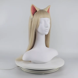 Cosplay Foxes ที่คาดผมมีหูนักเรียนหญิงคอสเพลย์อะนิเมะสะสมตัวละครที่คาดผมผ้ากำมะหยี่รูปหูแมว