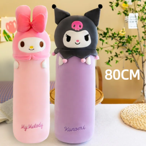 หมอนตุ๊กตาการ์ตูนนุ่ม หมอนนอน ทรงกระบอก ของขวัญวันเกิด น่ารัก ขนาด 60ซม./80ซม