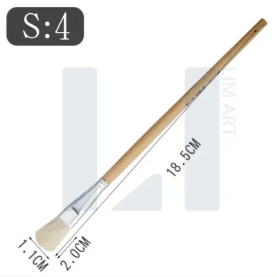 Cọ vẽ lông thỏ cán gỗ chuyên dụng vẽ tranh sơn dầu acrylic màu nước vẽ gốm đồ thủ công...