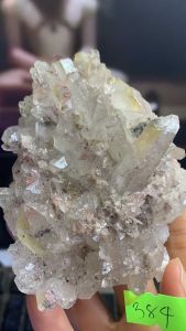 Đá thạch anh màu vàng nhũ tím hốc trứng tự nhien Citrine nhiều mẫu tùy chọn