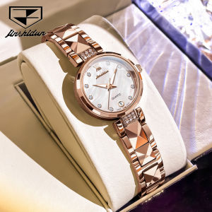 JSDUN Luxury Diamond Women’s Watch Waterproof High Quality Elegant Quartz Timepiece Perfect for Holiday Gift