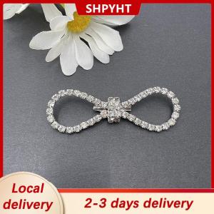 [COD] Ship within 24 hours Fashion Shiny Rhinestone Bow Buckle Pearl Tassel Pin Diamond Buckle DIY Garment Shoe Bag Applique Wedding Accessories Gifts