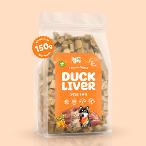 Furzee Duck Liver Freeze-Dried Treats for Dogs & Cats | All-Natural Pet Snack & Food Topper