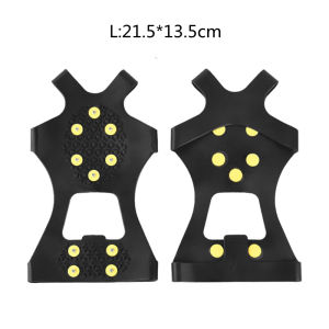 2Pcs Universal Es Anti-selip Sepatu Salju Lonjakan Untuk Berjalan Di Salju Mendaki Gunung / Salju Paku Sol Sepatu